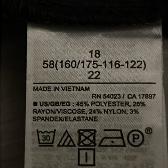 Gap Signature Skinny Ankle Mid Rise Pants Size 18 - Picture 9 of 9